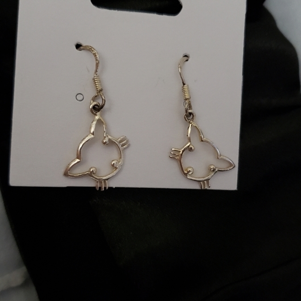 925 Cat Kitty-Shaped Earrings